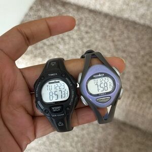 Timex Ironman Black and purple classic vintage watch